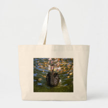 Cisne preta com séquito bolsa para compra