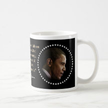 Citações #6 de Obama Caneca