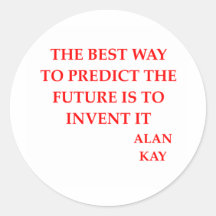 citações de Alan Kay Adesivo