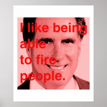 Citações de Romney - eu gosto de poder atear fogo  Poster