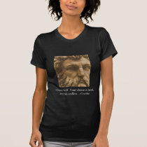 Citações inspiradas de Goethe camisetas