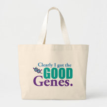 Claramente eu obtive os bons genes bolsa para compras