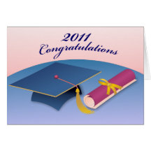 Classe de Congatulations de 2011 Cartao