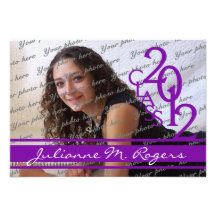 Classe do roxo 2012 da foto convite
