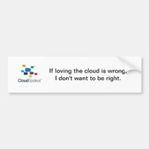 CloudSpokesLogo (1), se amar a nuvem é wro… Adesivos