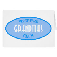 Clube das avós da primeira vez (azul) cartao