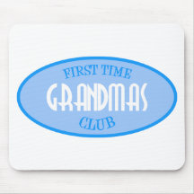 Clube das avós da primeira vez (azul) mousepads
