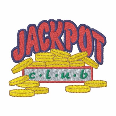 Clube do jackpot camisa polo bordada