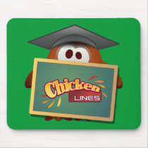 Cluck Mousepad w/logo do agrupamento mousepads