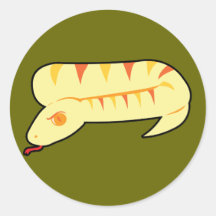 Cobra listrado adesivo