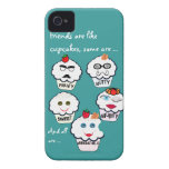 Cobrir bonitos do iphone dos cupcakes dos amigos capas casemate