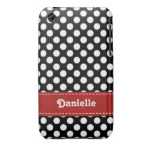 Cobrir da case mate do iPhone 3g 3gs das bolinhas iPhone 3 Capa