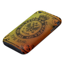 Cobrir do iPhone do selo do russo do Grunge do vin Capa Forte De iPhone 3