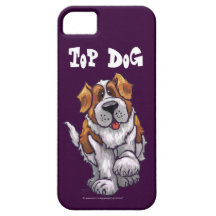 Cobrir escuro do iPhone 5 do cão superior de St Be Capas iPhone 5
