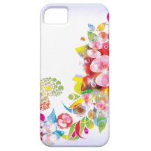 Cobrir floral do iphone da fantasia iPhone 5 capa