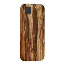 Cobrir resistente do olhar iPhone4 do cedro