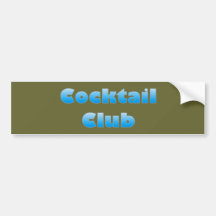 Cocktail clube adesivo