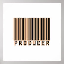 Código de barras do produtor posteres