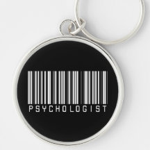 Código de barras do psicólogo chaveiro