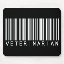 Código de barras veterinário mouse pad