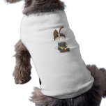 coelhinho da Páscoa bonito e ovo da páscoa roupas para animais de estimação