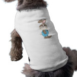 coelhinho da Páscoa nos macacões roupas para animais de estimação