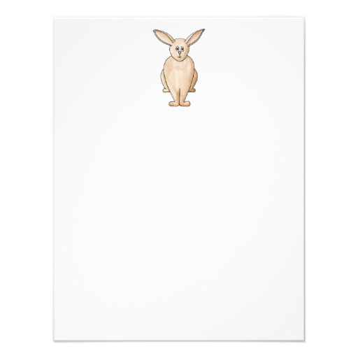 Coelho bonito convite personalizados