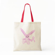 Coelho cor-de-rosa da fita bolsas