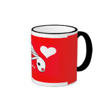 Coelho do amor caneca