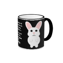 Coelho do controlo da mente caneca