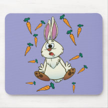 Coelho dos desenhos animados mousepads