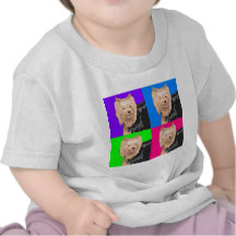 Colagem do yorkshire terrier de Yorkie Tshirts