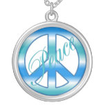 Colar azul legal da paz