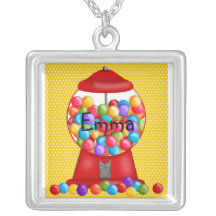 colar da máquina do gumball