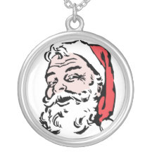 Colar de Papai Noel do vintage