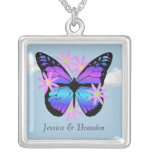 Colar personalizada da borboleta