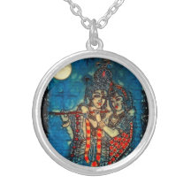 Colar redonda de Radha Krishna2