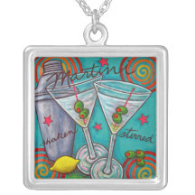 Colar retro de Martini por Lisa Lorenz