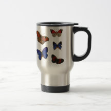Coleção da borboleta caneca