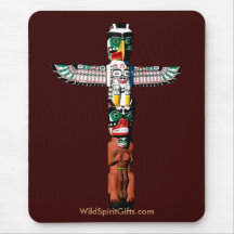 Coleção do Totem de Eagle Mousepad