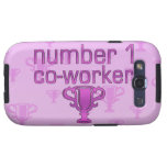 Colega de trabalho do número 1 no rosa capas casemate