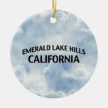 Colinas esmeraldas Califórnia do lago Ornamento Para Arvore De Natal