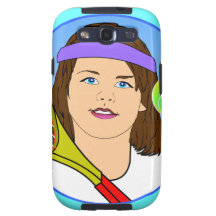 Coloque seus próprios desenhos animados aqui capa para galaxy s3