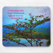 Coloque suas citações favoritas: Natureza inspirad Mousepad