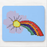 Coloração do arco-íris mousepads