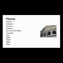 Colosseum romano Colosseum cartões de visita
