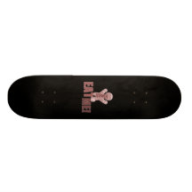COMA-ME! Homem de pão-de-espécie - vermelho Skate Boards