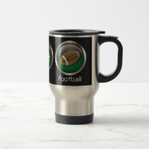 Coma o futebol do sono:: Caneca de viagem