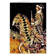 "Comandante a cavalo " Cartao