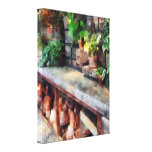 COMEÇAR SOB $100 - estufa com Flowerpots Impressão Em Canvas